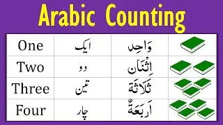 Arabic Numbers 1 to 20 in English and Urdu | Arabic Numbers | Counting in Arabic