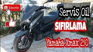 Yamaha Xmax 250 servis oil sıfırlama resetleme  2014 2015 2016 2017 yağ bakım sıfırlama