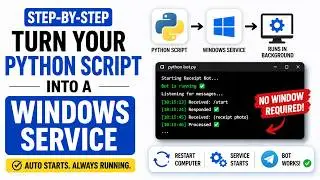 How to Run Claude Python Script as a Windows Service