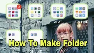 Cara Membuat Folder di Tampilan Home Hp OPPO