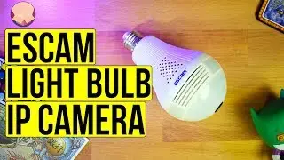 Escam Light Bulb Wireless Security Camera
