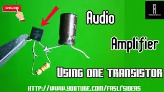 Simple 13001 Transistor Audio Amplifier Circuit