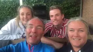 Message form people all over the world for Katja Bierman graduation.