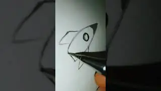 rocket drawing #easypencildrawing #shortvideo #shortsfeed2023 #viral
