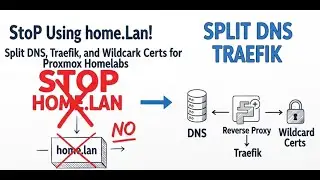 Stop Using home.lan! Split DNS, Traefik, and Wildcard Certs for Proxmox Homelabs