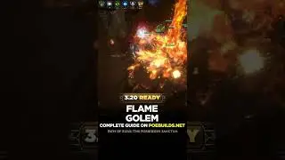 3.20 FLAME GOLEM ELEMENTALIST- PoE Builds - The Forbidden Sanctum 