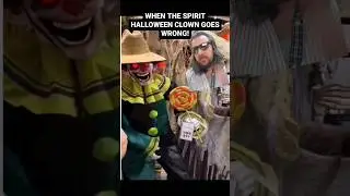 #crazy #clown does #funny stuff // #comedy #halloween #reaction #fyp #tiktok