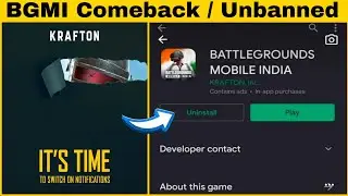 Why Bgmi is not open Today - BGMI Unbanned Official, Bgmi Play Store Link