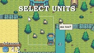 Select Units - Learn Godot 4 2D - no talking