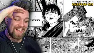 FIRST REACTION to Chainsaw Man MANGA: Chapters 98-103 | PART 2 LETS GO 😭