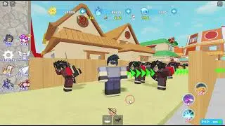 sasuke vs naruto in naruto war tycoon [roblox]