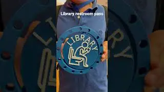 The librarian asked me for a 3d printed pass. 