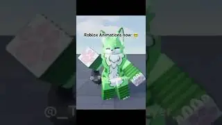 Roblox animations now vs them #roblox