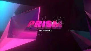 Neon 3D Twitch Overlay Package for OBS