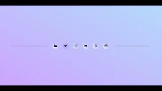 Horizontal Lines With Icons In The Center | Automatic Page Resize  | HTML and CSS