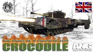 War Thunder: Churchill Crocodile,  British, Tier-3, Heavy Tank