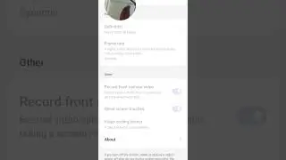 front camera screen recording kaise karen | how to screen record with front camera | front camera |