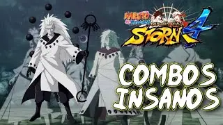 Madara Rikudou Sennin ( COMBO COMPILATION ) Naruto Shippuden Ultimate Ninja Storm 4 #naruto #game