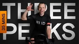 35 Minute Indoor Cycling Workout | Three Peaks