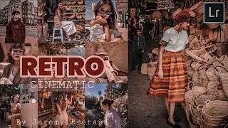 CINEMATIC RETRO PRESET FOR LIGHTROOM NO PASSWORD | LIGHTROOM PRESET FREE TUTORIAL AND FREE DOWNLOAD