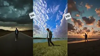 How to replace sky in VN editor | Sky replacement effect video editing tutorials VN mobile 