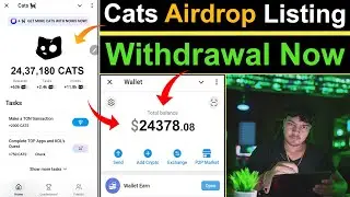 Cats Airdrop Listing Date ✅| Cats Airdrop Withdrawal | Cats Pre Market Price | Cats Telegram Airdrop