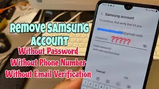 Samsung A33 How to Remove Samsung Account Without Password, Without Email Verification. Android 13.
