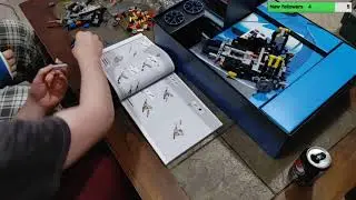 Building the Lego Bugatti Chiron Pt:2 (Stream Archive)
