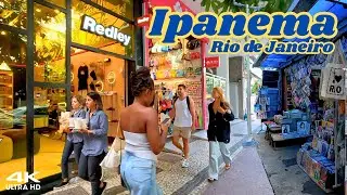 🇧🇷 Relaxing walk through the streets of Ipanema, in Rio de Janeiro | Walking Tour