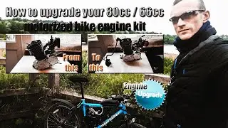 How to upgrade your 80cc motorised bike engine #Engineupgrade #66cc #80cc #Motorisedbike