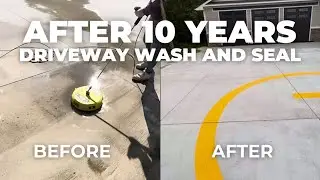 Washing a HELICOPTER PAD and Driveway