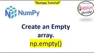 How to Create an 'Empty Array' (Using np.empty()) | Python NumPy Tutorial for Beginners (2026)
