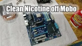 I cleaned a motherboard with Krud Kutter