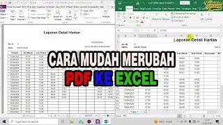 Cara Merubah PDF To Excel Di Foxit Phantom PDF