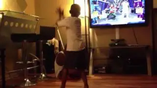 My son doing jerk on hard