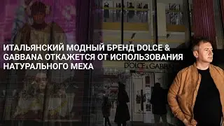 Итальянский модный бренд Dolce & Gabbana откажется от использования натурального меха