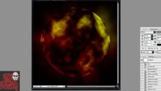 Photoshop Tutorial: How to create a burning planet or dying star