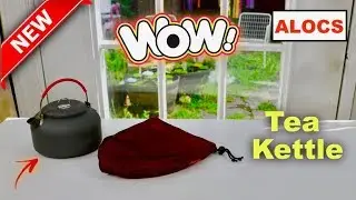 ALOCS Camp ❤️ Portable Tea Kettle   - Review      ✅