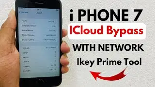 I phone 7 iCloud bypass with network just one click 2024!