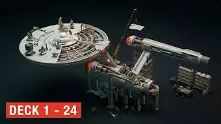 U.S.S. Enterprise NCC-1701: Full Deck-by-Deck Tour (1973 Blueprints)
