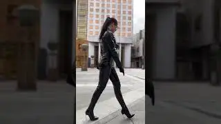 Black Vinyl Elegance in Motion!