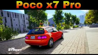 Poco x7 pro carx street max graphics || carx street high graphics gameplay | poco x7 pro racing game