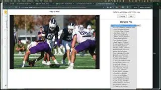 Google Script App File Re-namer Demo