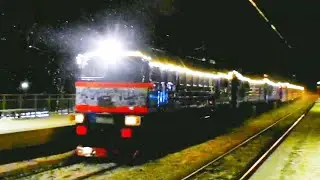 Поезда Деда Мороза возвращается в Москву! Вечерние поезда на пл. Зеленоградская