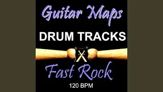Fast Rock 120 BPM Drum Track for Bass Guitar