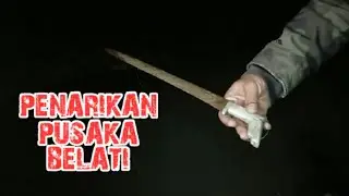 Penarikan Pusaka Belati dibekas longsor Gunung Salak Sukabumi