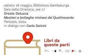 Mestieri e botteghe riminesi del Quattrocento, Oreste Delucca