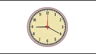 How to draw Clock on computer using MS Paint. Clock drawing