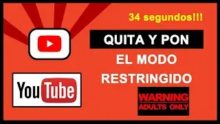 YouTube como QUITAR MODO RESTRINGIDO ✅ 2021 🔥🔥🔥