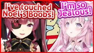Marine & Koyori's Cultured Talk About Oppai & How To Touch Them